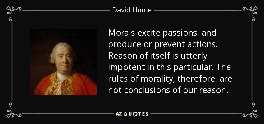 Hume- Reasons & Passions
